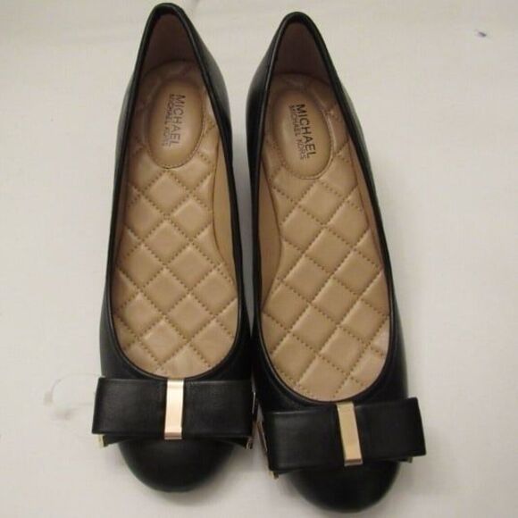 NEW Michael Kors bow detail leather heels - Picture 1 of 4